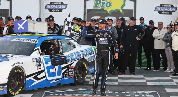 Visit Jeb Burton scores second career Xfinity win at Talladega page