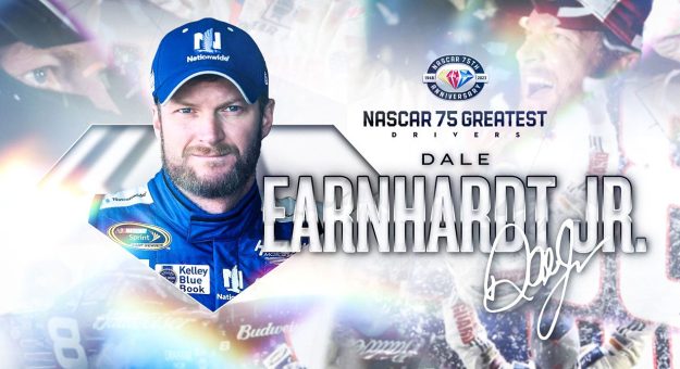 Visit Dale Earnhardt Jr. named to NASCAR’s 75 Greatest Drivers page