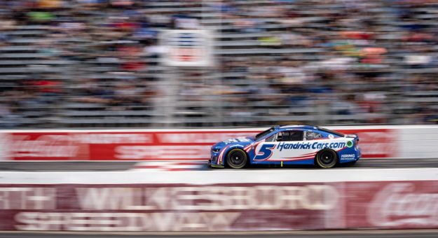 Visit Kyle Larson fastest in All-Star practice in Cup Series return to North Wilkesboro page