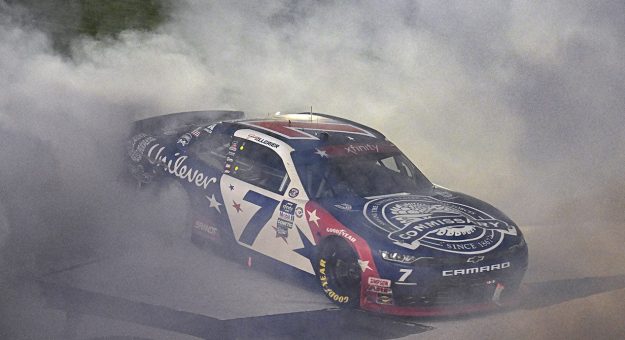 Visit Allgaier hangs on to win Xfinity race at Charlotte page