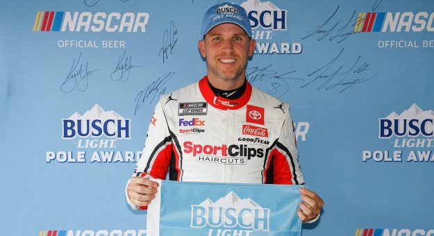 Visit Denny Hamlin wins Busch Light Pole at Sonoma page