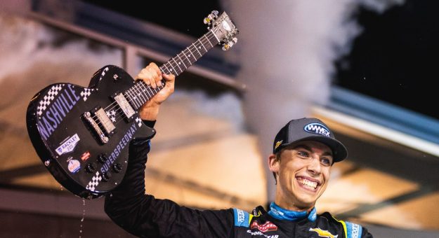 Visit Hocevar holds off Zane Smith for Nashville Truck win page