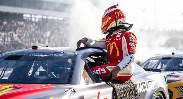 Visit Wallace adds to playoff cushion page