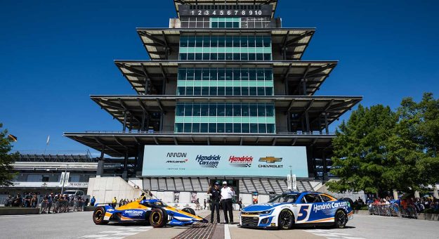 Visit Larson’s Indy 500, Coke 600 cars revealed page