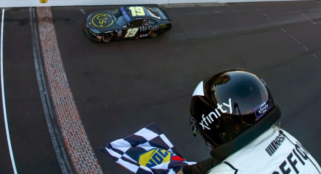 Visit Gibbs wins Xfinity race at Indianapolis page