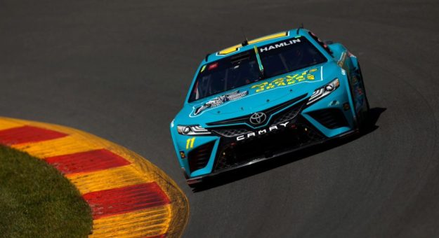 Visit Denny Hamlin wins 40th career pole at Watkins Glen page