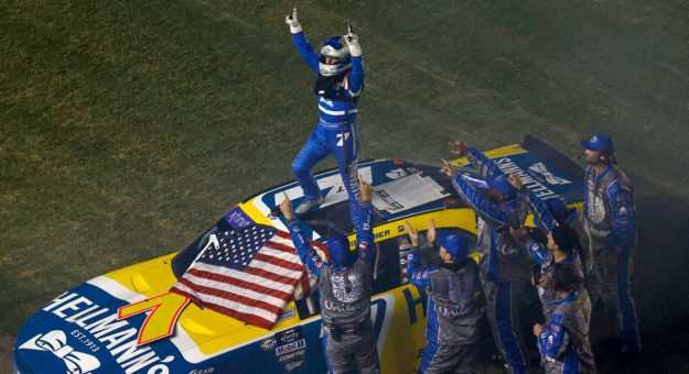 Visit Justin Allgaier wins Xfinity race at Daytona in OT photo finish page