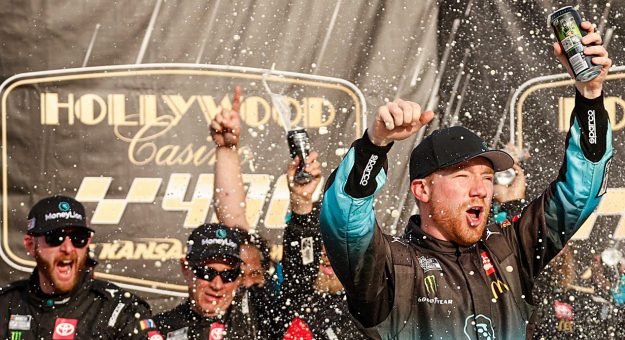 Visit Tyler Reddick wins Kansas playoff race page