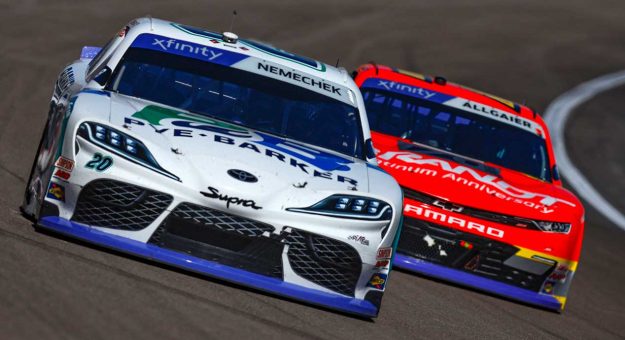 Visit Xfinity Series Playoffs heat ups in Miami page