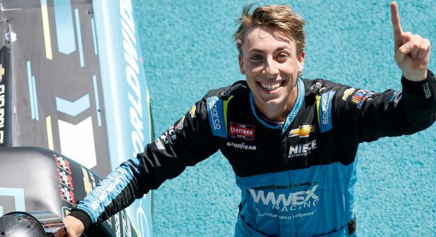 Visit Carson Hocevar converts Homestead win page