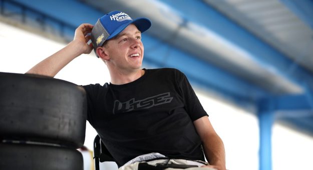 Visit Trackhouse Racing signs Connor Zilisch page