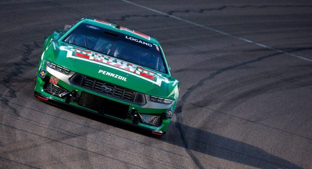 Visit Crash ends tough day for Logano page