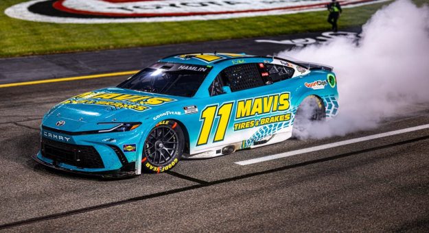 Visit Denny Hamlin steals Richmond win page