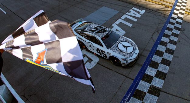 Visit Tyler Reddick steals Talladega win on last lap page
