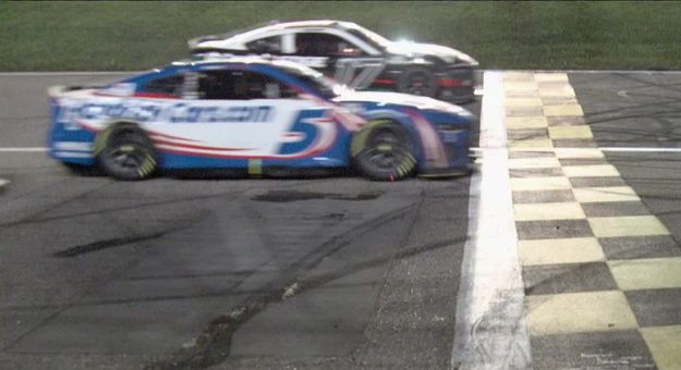 Visit Larson wins closest Cup finish in history page