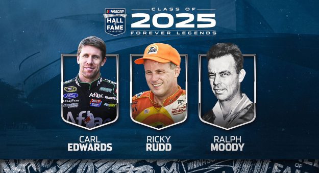Visit 2025 NASCAR Hall of Fame Class Unveiled page