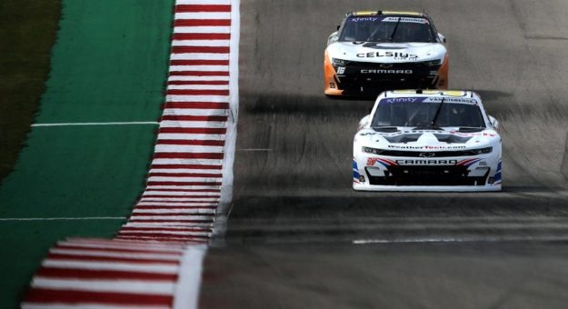 Visit Allmendinger, SVG set for Portland battle page