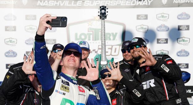 Visit Nemechek wins Xfinity race in Music City page