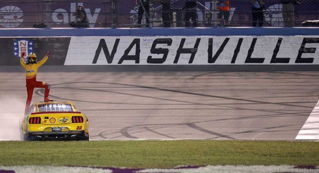 Visit Logano finds relief from playoff pressure page