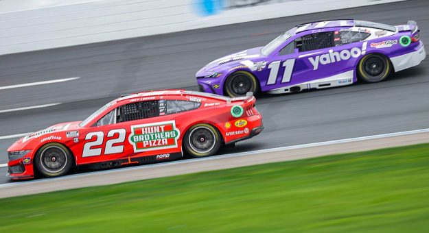 Visit Hamlin, Logano react to Dillon penalty page
