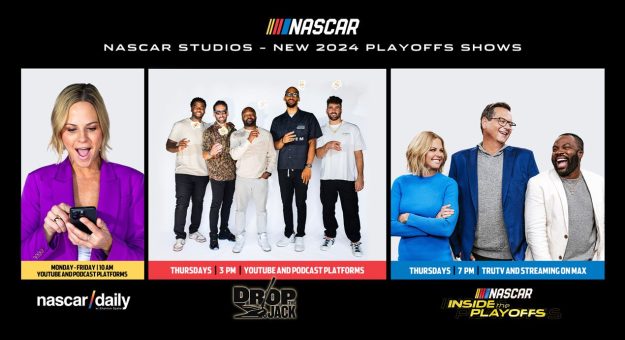 Visit NASCAR Studios launches three new shows page