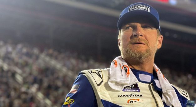 Visit Dale Jr. savors Bristol Xfinity race page