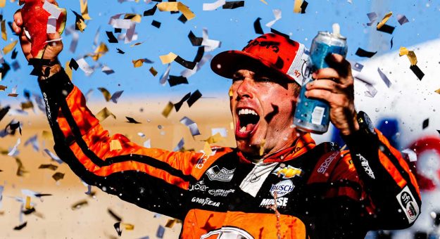 Visit Chastain spoils playoff show at Kansas, posts first Cup Series win of the season page
