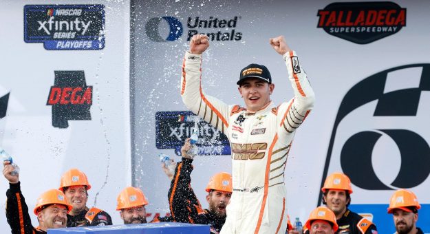 Visit Smith advances with Xfinity win at Talladega page