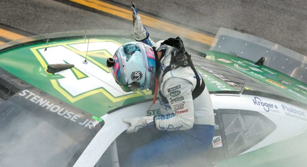 Visit Stenhouse Jr. wins Talladega thriller page