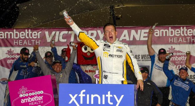 Visit Allmendinger punches Champ 4 ticket with Vegas win page