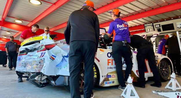 Visit Hamlin crashes in pivotal practice page