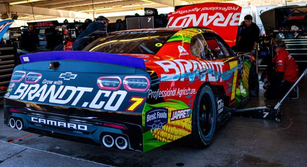Visit Allgaier, Almirola crash in Xfinity practice page