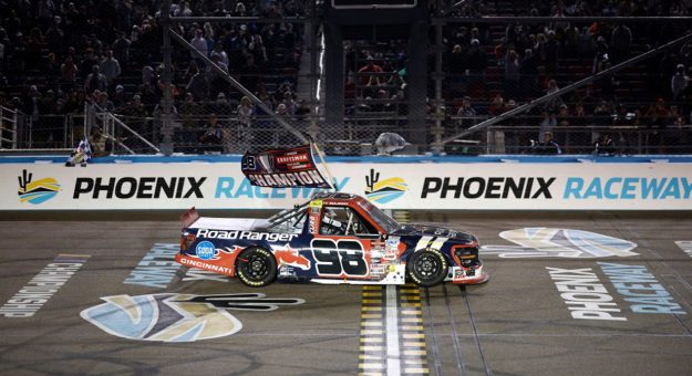 Visit Ty Majeski wins Truck Series Championship page