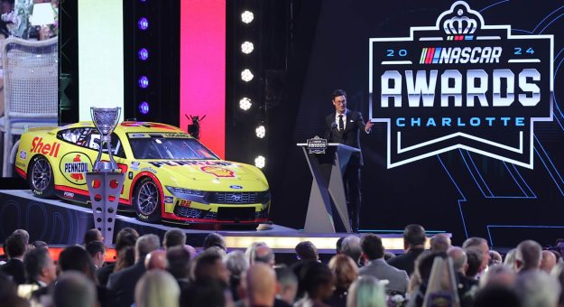 Visit Joey Logano celebrates third Cup Series title page
