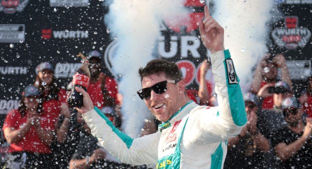 Visit Denny Hamlin 2024 season in review page