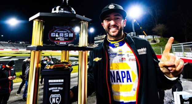 Visit Chase Elliott wins Cook Out Clash page