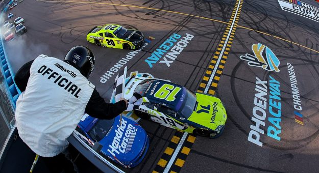 Visit Aric Almirola wins Xfinity Series race at Phoenix page