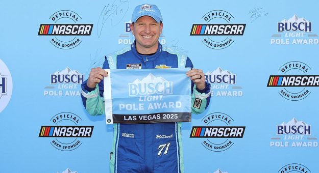 Visit Michael McDowell snags Las Vegas pole page