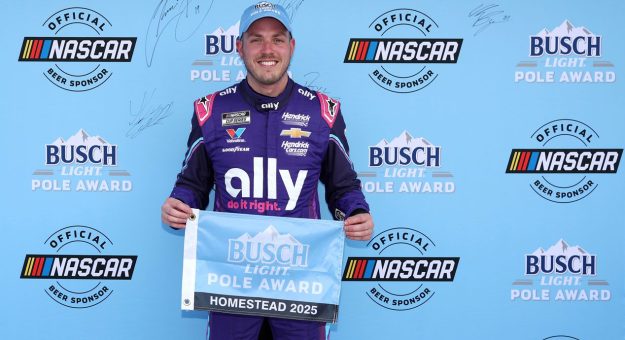 Visit Alex Bowman soars to Busch Light pole at Homestead page
