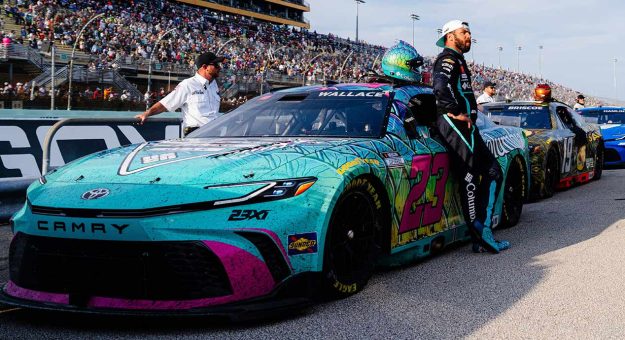 Visit Newfound positivity sparking Bubba Wallace page