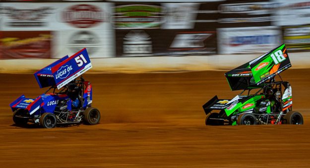 Visit Kyle Busch, son compete head-to-head for first time page
