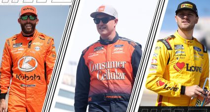 Ross Chastain, Ryan Preece and Todd Gilliland.