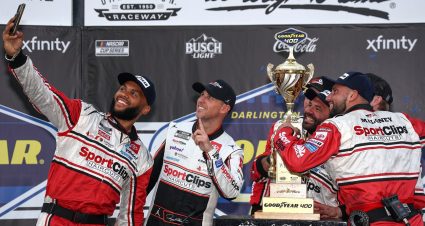 2025 Denny Hamlin Darlington1 Pit Crew Trophy.jpg