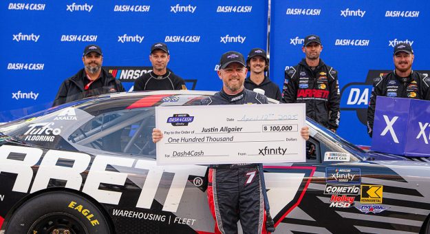 Visit Allgaier nabs Dash 4 Cash page
