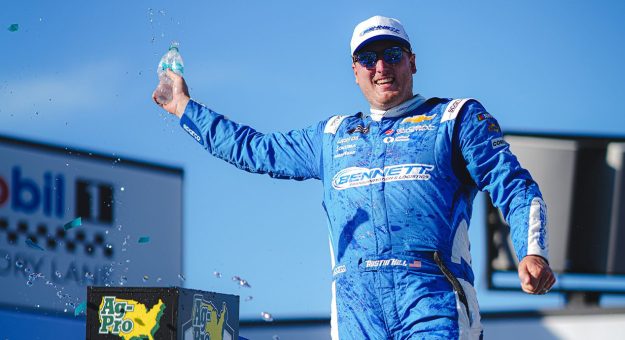 Visit Austin Hill wins Xfinity Talladega race page