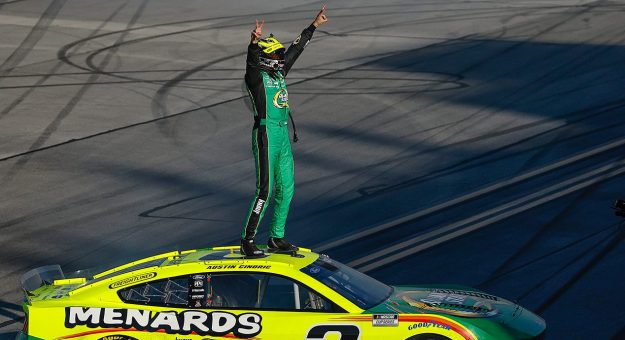 Visit Cindric edges Preece, wins at Talladega page