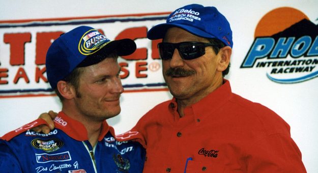 Visit Dale Jr. on drive to race, tough love page
