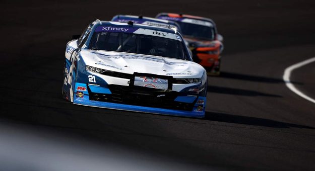 Visit Aric Almirola, Austin Hill clash in Indy wreck page