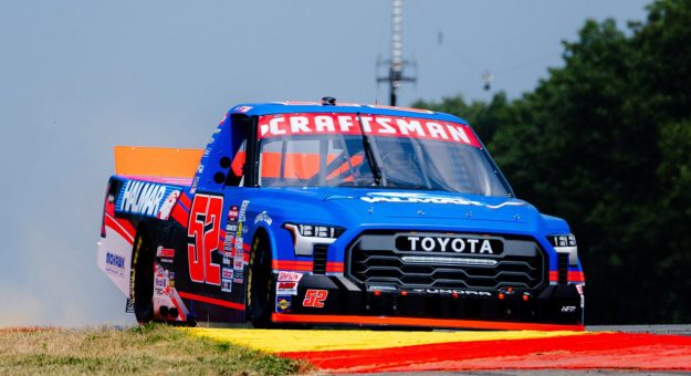 Visit No. 52 truck team moves forward page