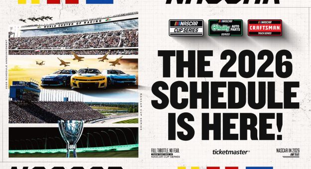 Visit NASCAR releases 2026 schedule page